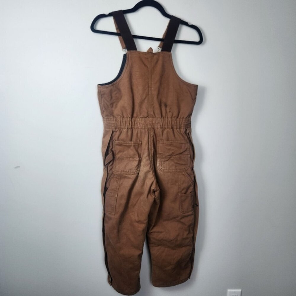 Polar King Saddle Insulated Duck Youth Bib Overalls Youth Size Medium Farm Ranch - Picture 2 of 15
